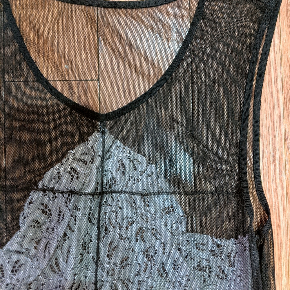 Vintage Mesh / Lace Dress - Picture 3 of 6